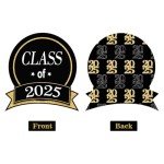 30 Pack Black and Gold Graduation Centerpiece Sticks
