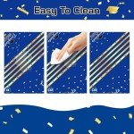 Graduation Tablecloths Blue and Gold - 3 Pack