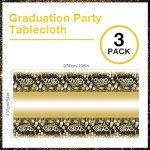 3 Pack Graduation Tablecloths - Class of 2025