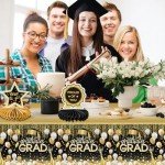 3 Pack Graduation Tablecloths - Class of 2025