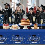 2 Pack Graduation Tablecloths for Party Decor