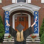 Blue and Gold Graduation Decorations for 2025