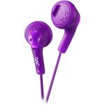 Violet JVC Gumy Ear Bud Headphones