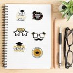 52PCS Waterproof Graduation Vinyl Stickers Pack