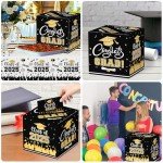 Black & Gold 2025 Graduation Card Box