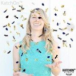 Congrats Grad 2025 Confetti - Blue & Gold