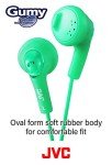 Violet JVC Gumy Ear Bud Headphones