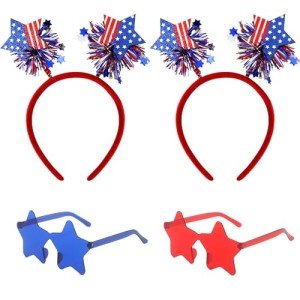 Patriotic Party Accessories Set - 4 Pcs