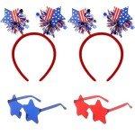 Patriotic Party Accessories Set - 4 Pcs