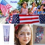 Red, White & Blue Body Glitter for 4th of July