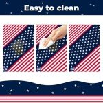 2 Pack Patriotic Disposable Tablecloths for Celebrations