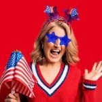 Patriotic Party Accessories Set - 4 Pcs