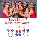 Patriotic Party Accessories Set - 4 Pcs