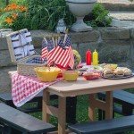 12 Mini American Flags on Sticks – Patrotic Decor