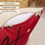 Patriotic 18x18 Throw Pillow Covers, Set of 4