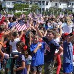 50 Mini American Flags on Sticks for Celebrations