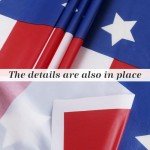 3 Pack Patriotic Disposable Tablecloths for Parties