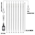 Patriotic LED Meteor Shower Lights for Holidays
