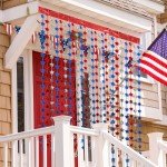 4th of July Star Tinsel Curtain & Banner Set