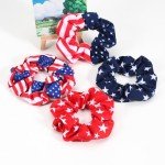 4-Pack American Flag Hair Accessories for Independence Day