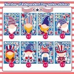 Patriotic Make-a-Face Stickers for Kids