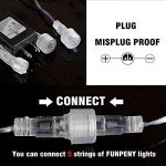 Patriotic LED Meteor Shower Lights for Holidays