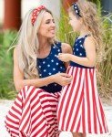 Patriotic American Flag Headbands for Women - 4 Pack