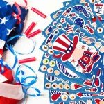 Patriotic Make-a-Face Stickers for Kids