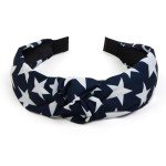 Patriotic American Flag Headbands for Women - 4 Pack