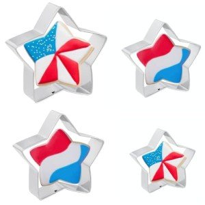 Star Cookie Cutters Set - 4 Pieces