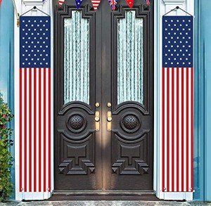 Patriotic American Flag Banners for Independence Day