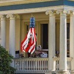 60-Inch Patriotic American Flag Windsock Decor