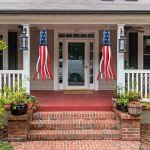 60-Inch Patriotic American Flag Windsock Decor