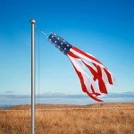 60-Inch Patriotic American Flag Windsock Decor