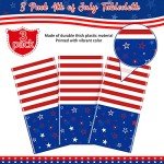 3Pack Patriotic Tablecloths for 4th of July