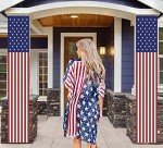 Patriotic American Flag Banners for Independence Day