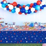 3Pack Patriotic Tablecloths for 4th of July