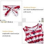 Cute Infant Girls' Patriotic July Romper Outfit