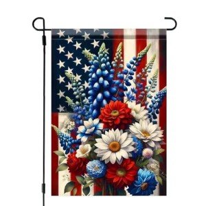 4th of July Double-Sided Garden Flag, 12x18