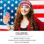 Set of 4 Patriotic 4th of July Headbands