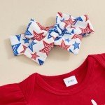 Baby Girl's 1st Fourth of July Outfit