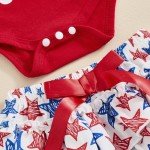 Baby Girl's 1st Fourth of July Outfit