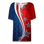 Patriotic Women's 4th of July Top