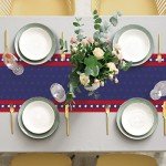 Patriotic Red Poppies Table Runner - 13x72 Inch