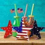 Independence Day Wooden Star Blocks – 3 Pack