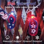 Patriotic Flip Flop String Lights for Celebrations