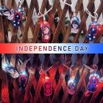 Patriotic Flip Flop String Lights for Celebrations