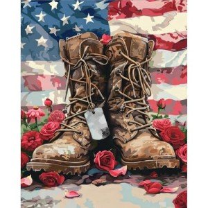 Fourth of July Paint by Numbers Kit