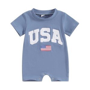 Fourth of July Baby Romper Outfit (3-6 Months)