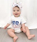 4th of July Baby Outfit - Retro USA Romper